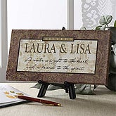 The Gift of Sisters© Canvas Art - 2 Names - 4937-N2