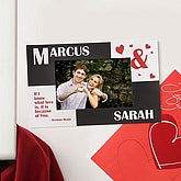Because Of You© Personalized Photo Magnet - 4969