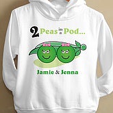 2 Peas in a Pod© Toddler Hooded Sweatshirt - 5101-THS