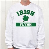 Irish Pride Personalized White Sweatshirt - 5138-WS