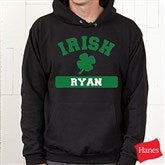Irish Pride Personalized Hooded Sweatshirt - 5138-S