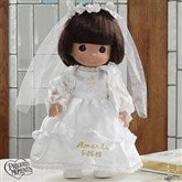 Precious Moments® Personalized Communion Doll- Brunette - 5232-BR
