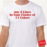 You Name It White Adult T-Shirt - 5278-AT