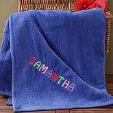Fun In The Sun© Beach Towel- Indigo Blue - 5599-IB