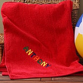 Fun In The Sun© Beach Towel- Ruby Red - 5599-R
