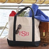 The Deluxe Weekender Raised Monogram Embroidered Tote - 5673-R