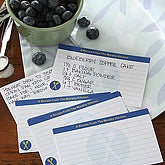 Cook's Choice 3x5 Personalized Recipe Cards - 5687