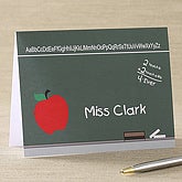 Chalkboard Teacher Note Cards & Envelopes - 5755-N