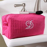 Embroidered Pink Make-up Bag - 5842-B