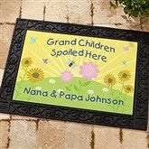Spoiled Grandchildren Personalized Doormat - 5862