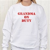 On Duty Personalized Sweatshirt - 5883SW