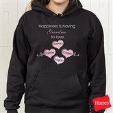 What Is Happiness?© Black Hooded Sweatshirt - 5920-BS