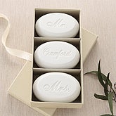 Mr. and Mrs. Collection© 3 Piece Guest Soap Set - 5993D