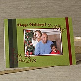 Happy Holidays Photo Cards & Envelopes - Single Photo - 6054-C1