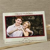 Snowflake Greetings HORIZONTAL Photo Cards & Envelopes - 6058-CH
