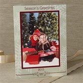 Snowflake Greetings VERTICAL Photo Cards & Envelopes - 6058-CV