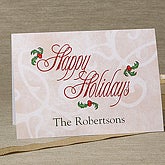 'Tis The Season Personalized Christmas Cards - 6161-C