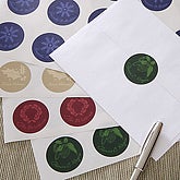Holiday Greetings Personalized Labels - 6197