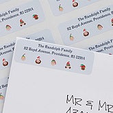 Winter Family© Return Address Labels - 6260