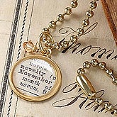 Birthstone Necklace- November - 6341-NO