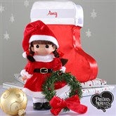 Brunette Christmas Doll - 6342-BR