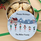 Winter Family© Personalized Gift Tin - 6367