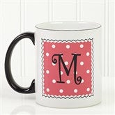 Dot to Dot Personalized Coffee Mug - 6386-B