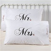 Mr. and Mrs. Collection© Personalized Pillowcase Set - 6407
