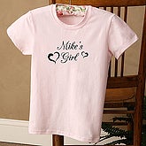 She's My Girl© - Pink Fitted Tee - Ladies - 6470-P