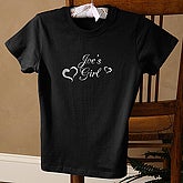She's My Girl© - Black Fitted Tee - Ladies - 6470-BL