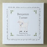 Baptism Blessings© Personalized Canvas Art - 12x12 - 6495-L