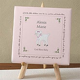 Baptism Blessings© Personalized Canvas Art - 5