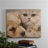 Pet Photo Memories Canvas Print - 16