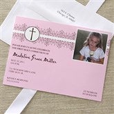 My First Communion Invitations - Pink - 6623-P