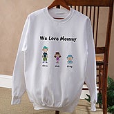 Character Collection White Sweatshirt - 6703-S