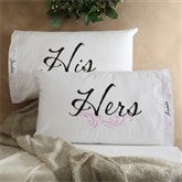 His & Hers© Personalized Pillowcase Set - 6724-SET
