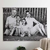 Black & White Photo Afghan - Deluxe Size - 7028D-D