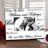 Mr. and Mrs. Collection Personalized Frame - 7035