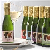 Filigree Personalized Sparkling Wine Bottle Favors - 7092D
