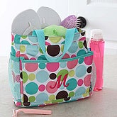 Personalized Polka Dot Shower Caddy - 7127-C