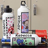 You Choose Girls Personalized Water Bottle - 7157
