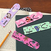 You Choose Girls Personalized Bookmark Set - 7163