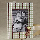 Classic Plaid© VERTICAL Photo Cards & Envelopes - 7335-CV