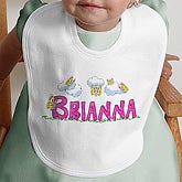 Butterfly Garden Infant Bib - 7460-B
