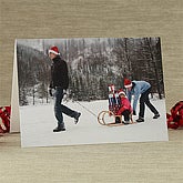 Photo Personalized Greeting Card- Horizontal - 7521-H