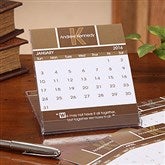 Inspirational Quotes Monogram Desk Calendar - 7639