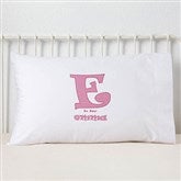Alphabet Name Personalized Pillowcase - 7670