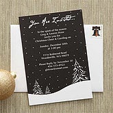 Snowscape© Personalized Party Invitations - 7694