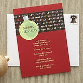 Peace Love Joy© Personalized Party Invitations - 7695