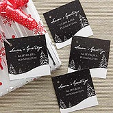 Snowscape Personalized Gift Tags - 7745